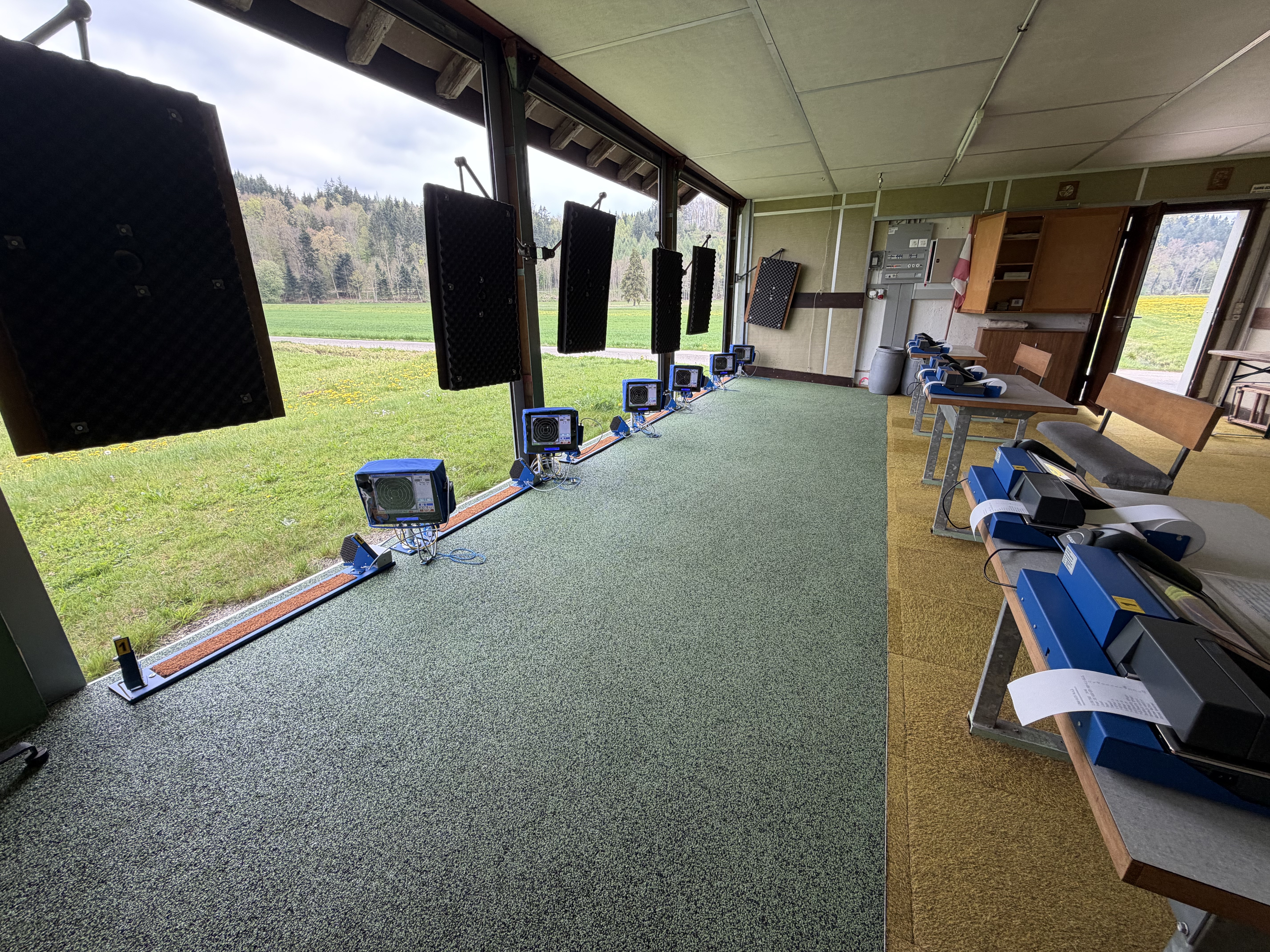 ......und auf der neuen Schiessanlage Image